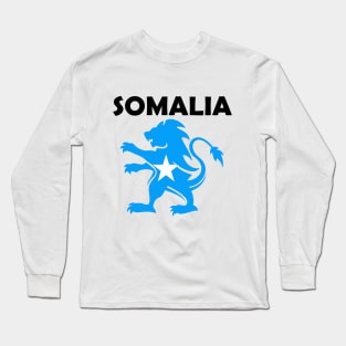 SOMALIA with LION Long Sleeve T-Shirt